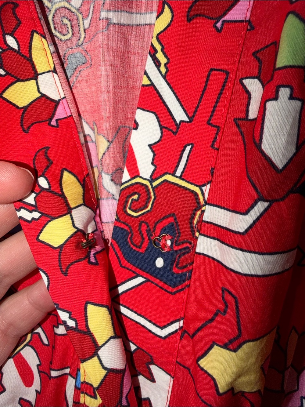 Anthropologie Somerset Red Tiered Maxi Dress - Picture 5 of 6